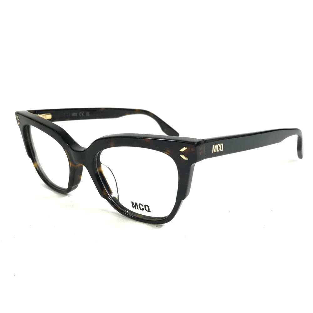 Alexander McQueen MCQ Eyeglasses Frames MQ03660 002 Dark Tortoise 50-19-145